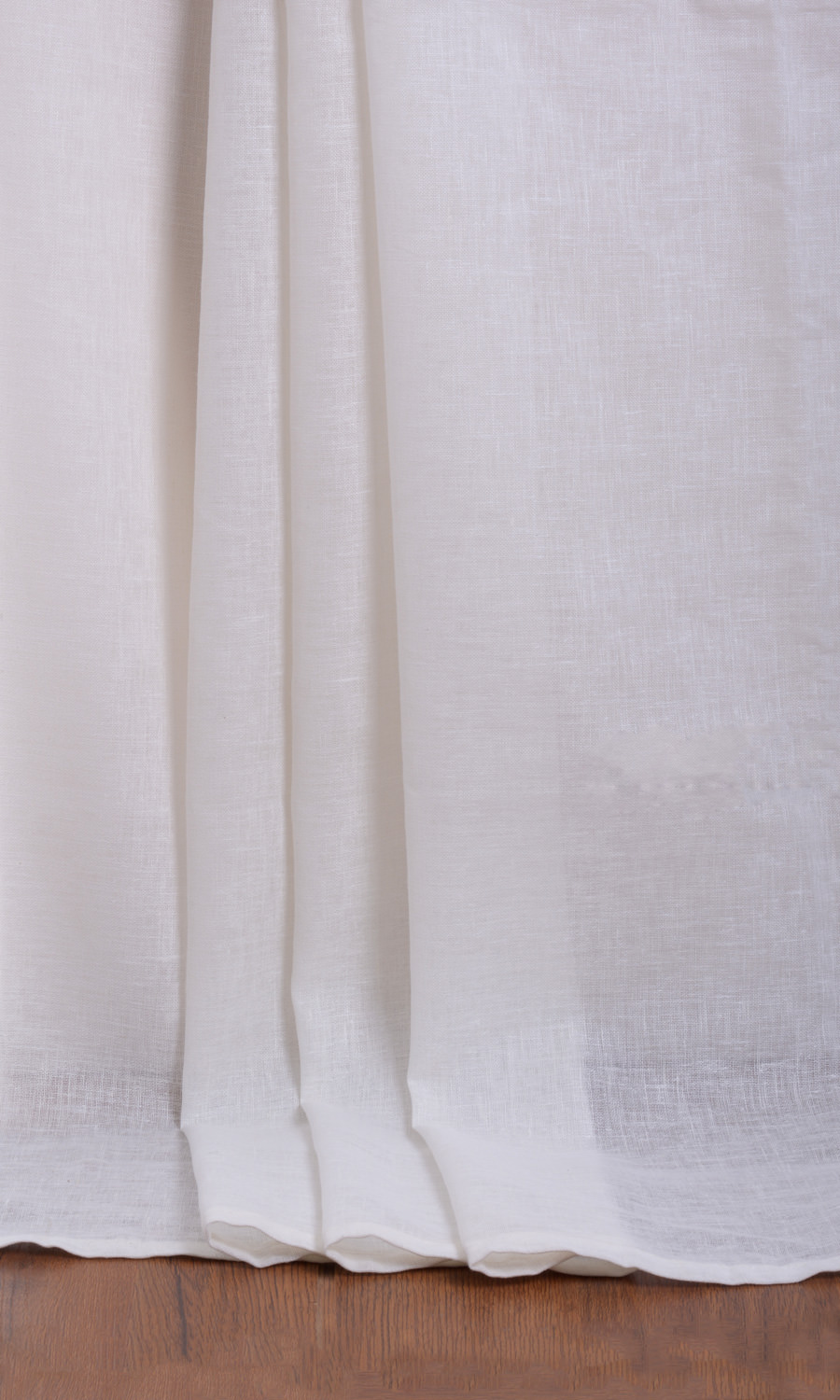 Illusion Detailed Texture White Sheer Curtains