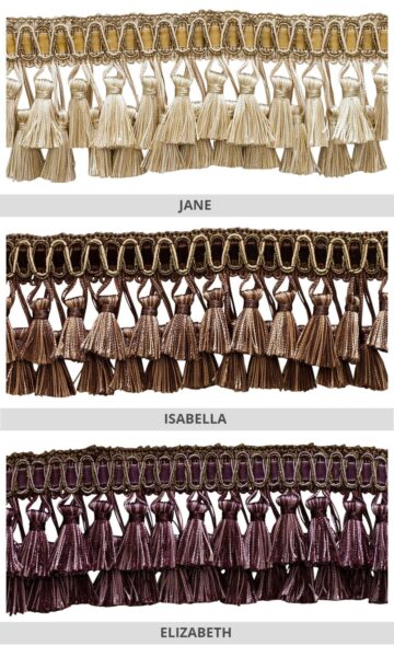 Tassel Trims For Roman Shades & Curtains