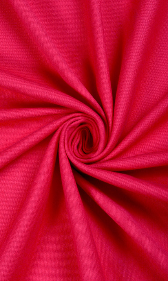 Made To Measure Plain Drapery Online I Raspberry Red I Spiffy Spools