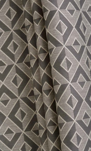 Shop Diamond Patterned Jacquard Blinds Online I Charcoal Grey I Spiffy ...