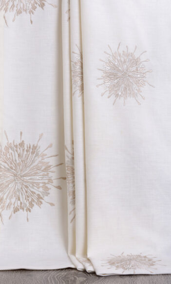 White Extra Long Drapes