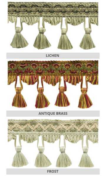 Tassel Trims For Drapes & Window Shades