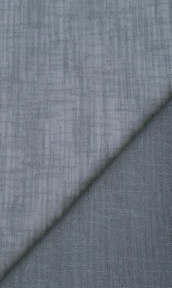 Linen Textured Sheer Window Curtains Online I Grey I Spiffy Spools