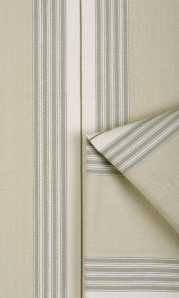 Striped Affordable Custom Drapery With Trim