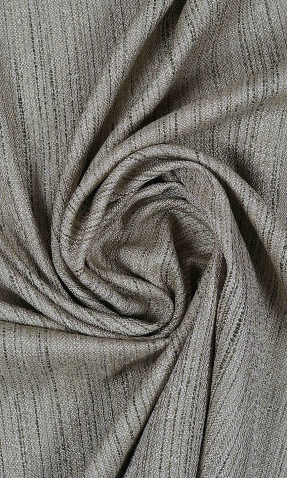 'Shoreline' Custom Length Window Fabric Sample (Warm Grey)