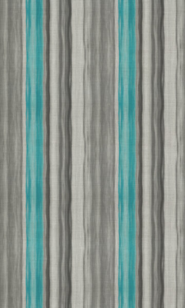 Sky & Grey Stripes Custom Drapes