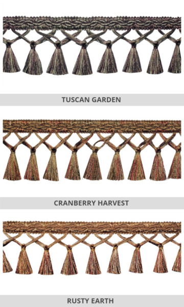 Tassel Trims For Roman Shades And Curtains