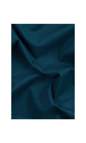 Prussian Blue Short Custom Drapes For Living Room