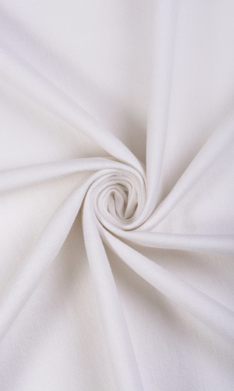 'Shukl' Linen Blend Made to Measure Roman Blinds (White)
