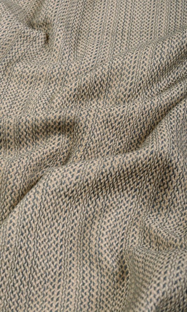 'Captain's Knot' Custom Cotton Fabric Sample (Blue/ Beige)