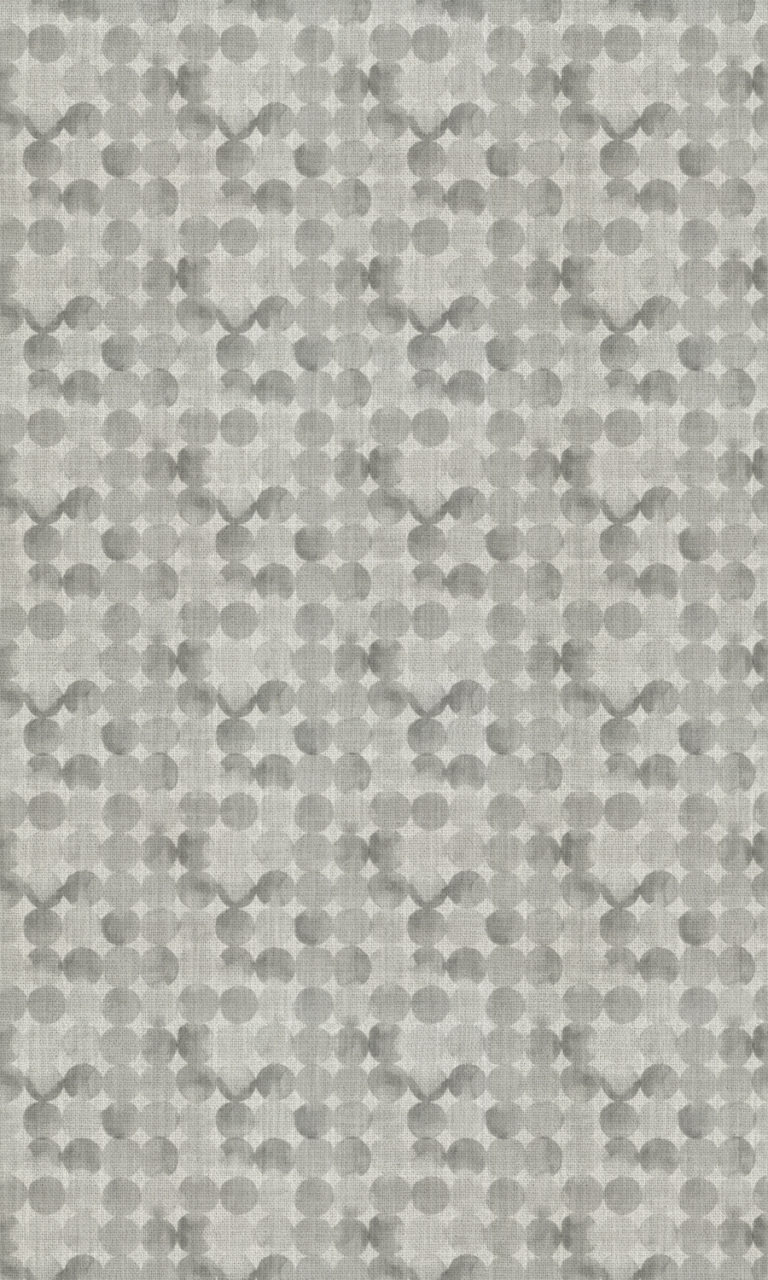 'Moon Cottage' Printed Draperies (Eggshell White/ Pewter Grey)