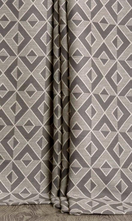 Shop Diamond Patterned Jacquard Blinds Online I Charcoal Grey I Spiffy ...