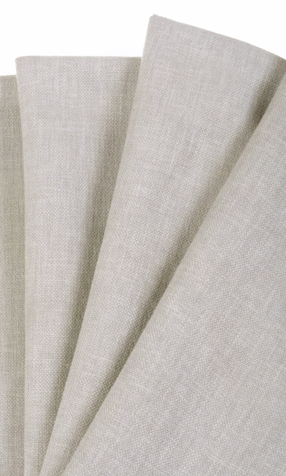 Linen Rich Custom Size Window Panels Online I Abalone Gray I Spiffy Spools