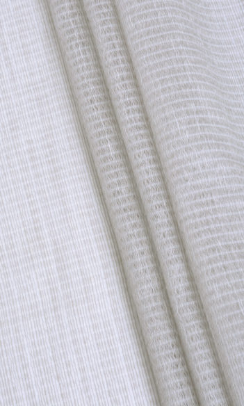 Ameraldo' Natural Semi Sheer Curtains (Wheat Beige/ White)