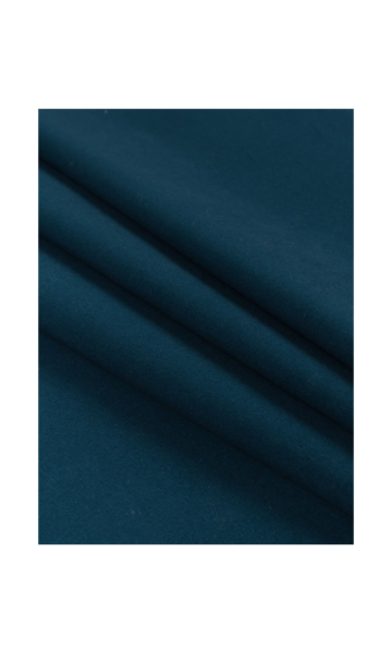 Prussian Blue Short Custom Drapes For Living Room