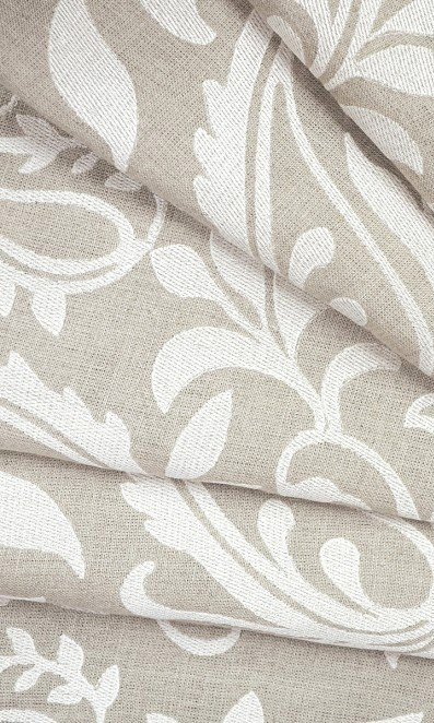 Natural Linen Fabric Swatch