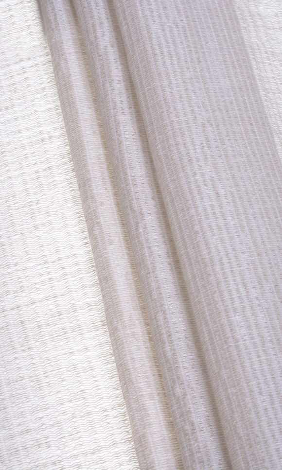 Sheer Custom Window Curtain Panels Online I Oatmeal I Spiffy Spools