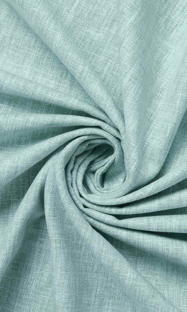 Custom Cotton Blend Curtains Online I Turquoise Blue I Spiffy Spools