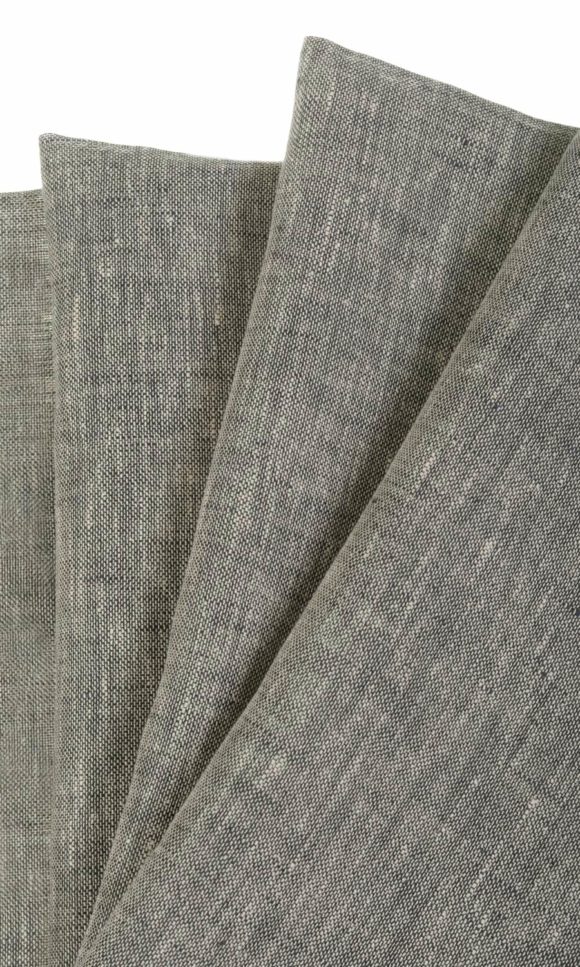 'Sirfen' Sheer Linen Custom Size Window Drapery (Grey)