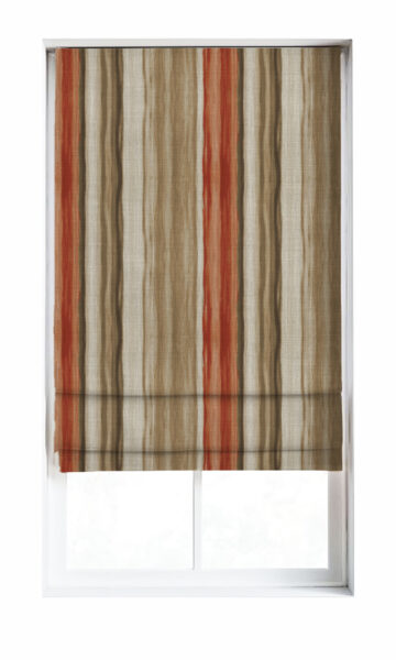 Abstract Custom Roman Blinds For Living Room