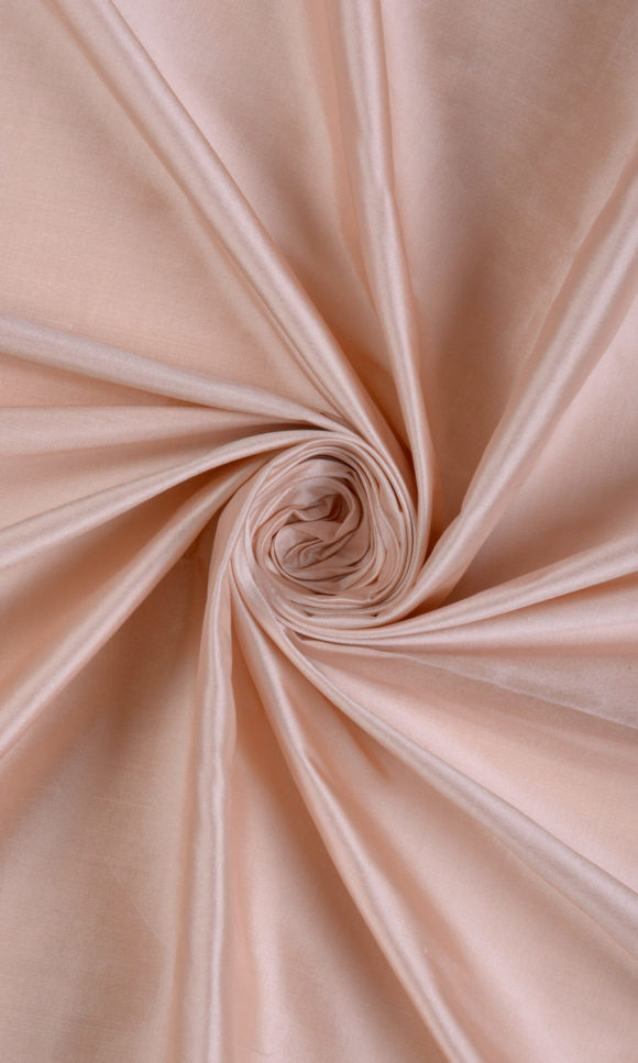 Shantung Silk Custom Drapes Online I Blush Pink/ Peach I Spiffy Spools