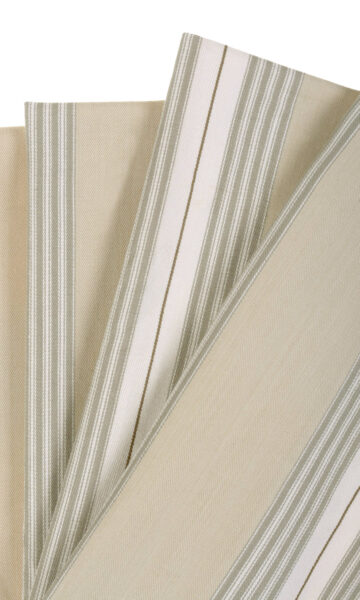 Beige Custom Curtains & Roman Shades