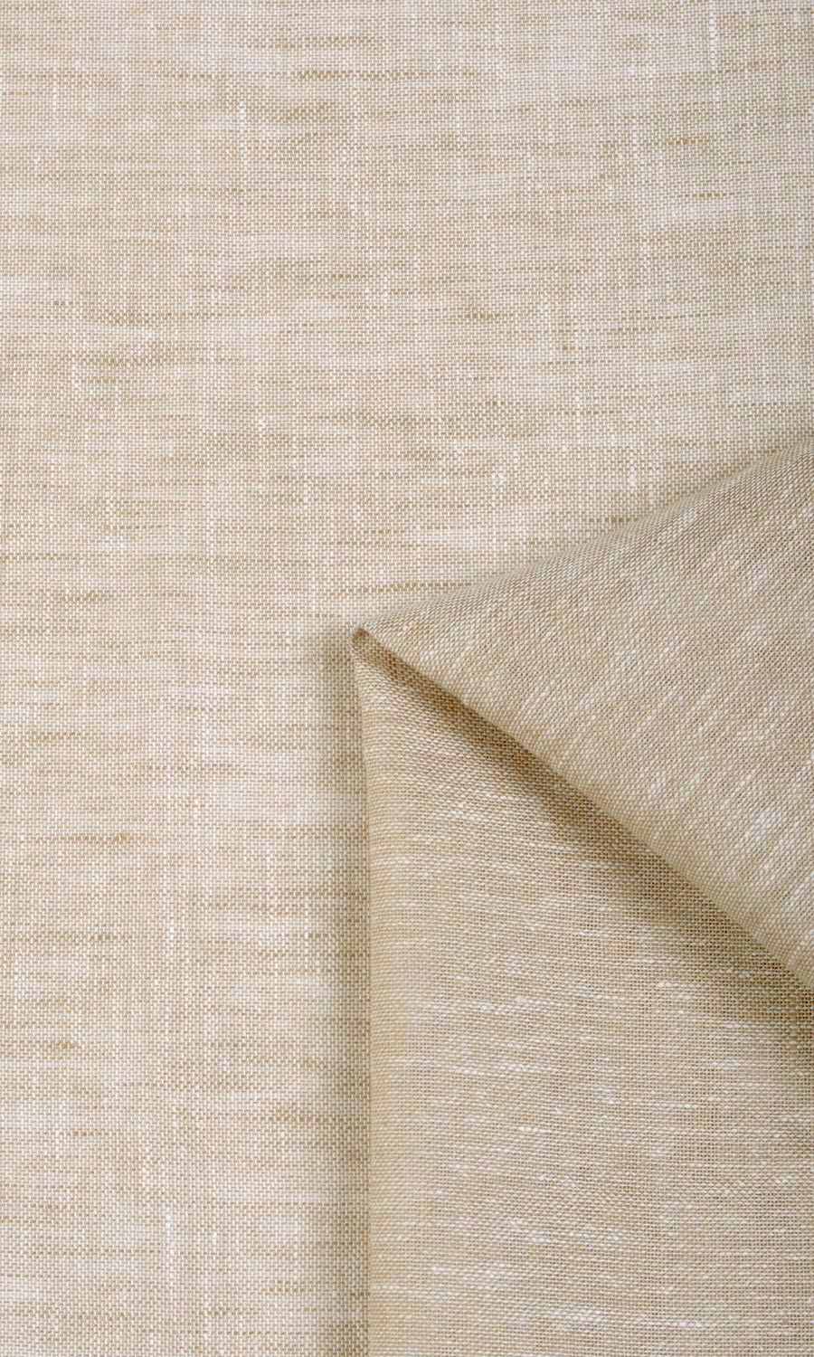 'Filtro' Sheer Linen Custom Size Fabric Sample (Beige)