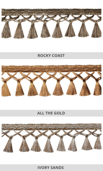 Tassel Trims For Roman Shades And Curtains