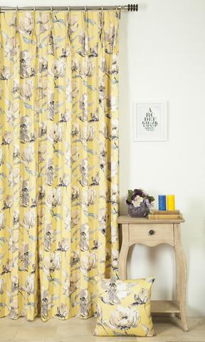 Soft Yellow Curtains