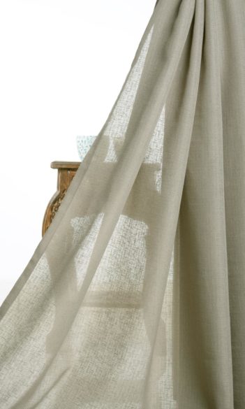 Ameraldo' Natural Semi Sheer Curtains (Wheat Beige/ White) – Spiffy Spools