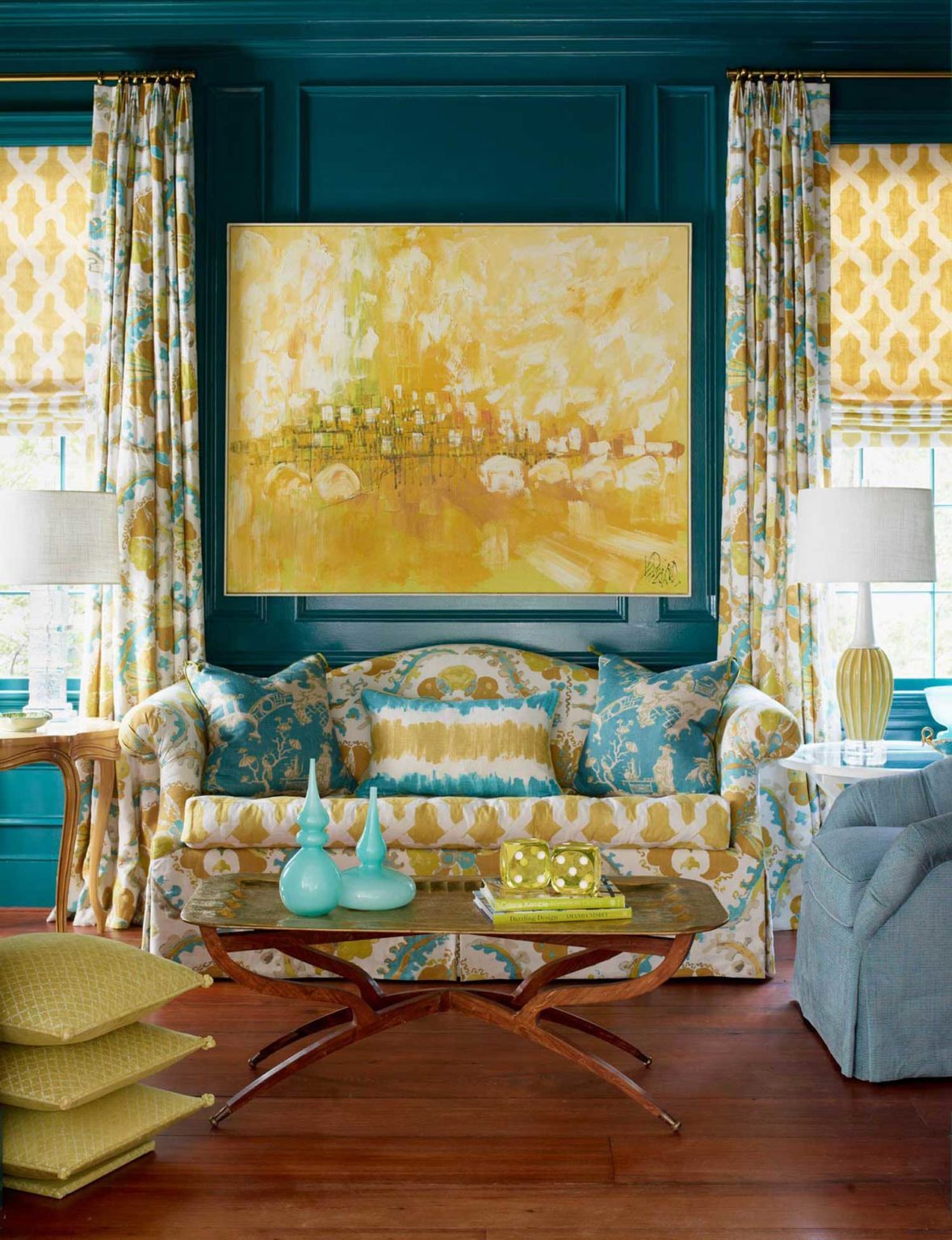 Living Room Roman Shades I Shop & Style with Spiffy Spools