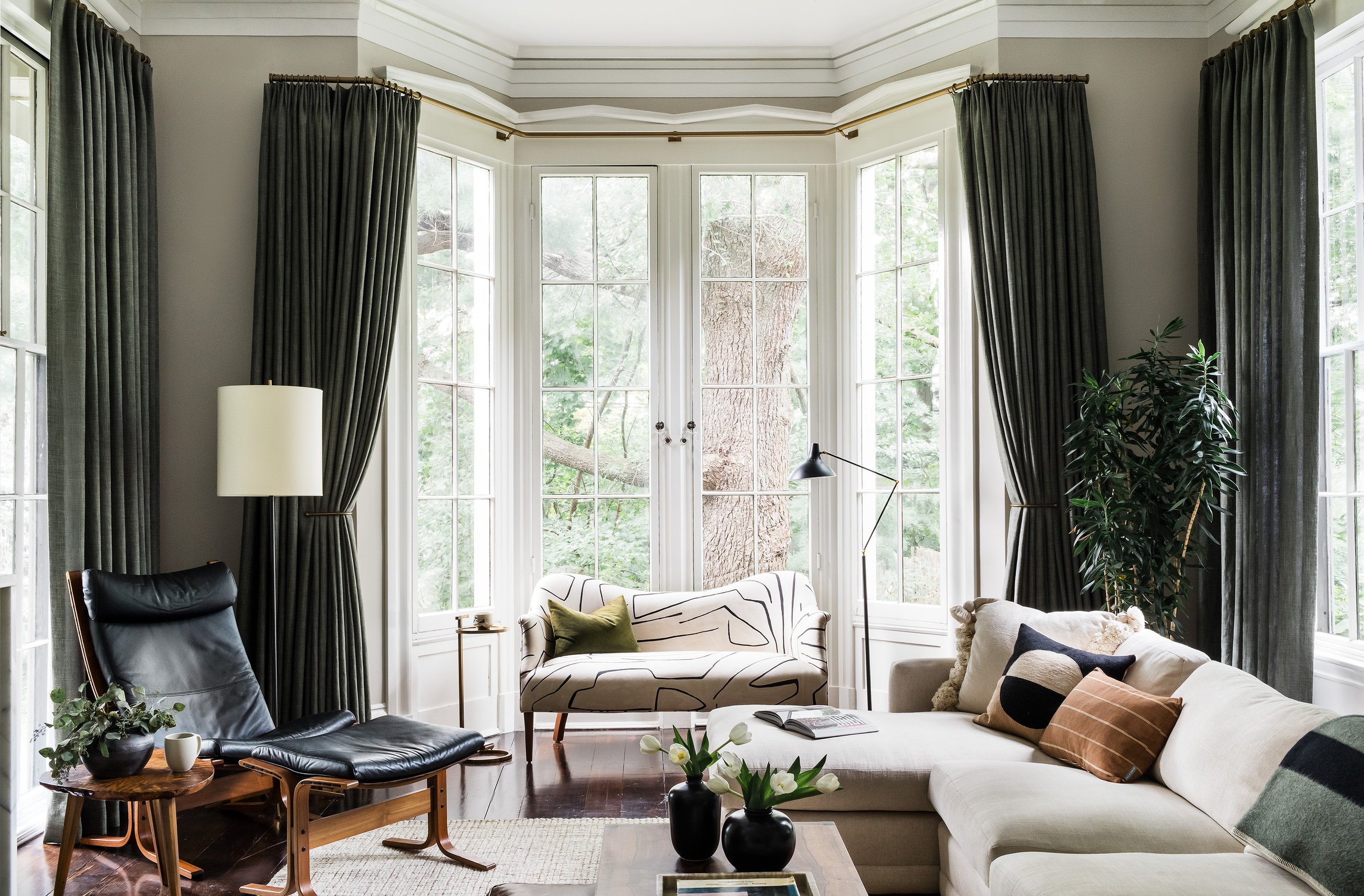 Modern Curtain Ideas For Living Room | Baci Living Room