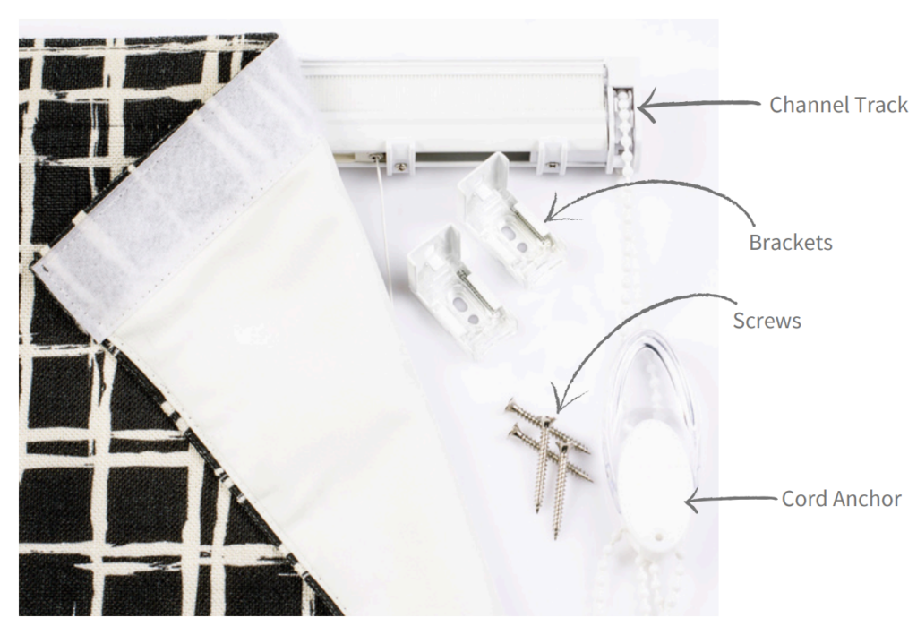 Spiffy Spools hardware kit for blinds
