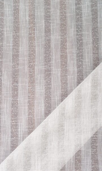 'Orelia' Striped Sheer Window Blinds (White/ Cream) - Image 7