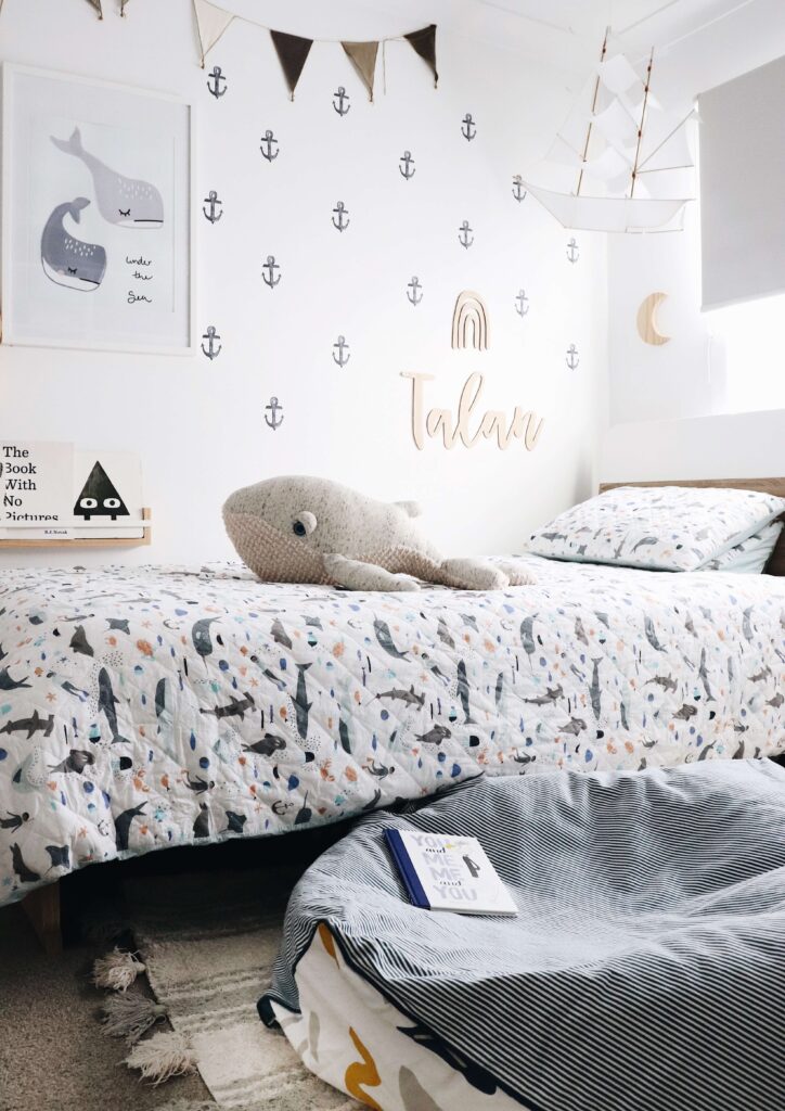 Beach style interior kids room