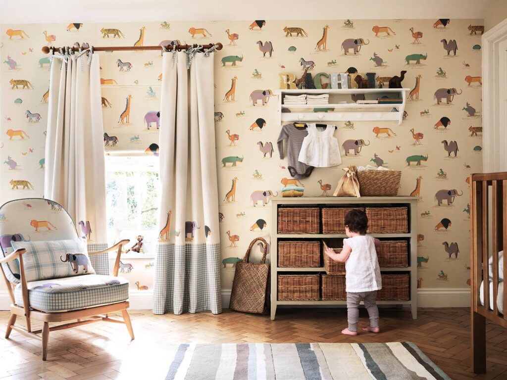 Curtains in toddler's room