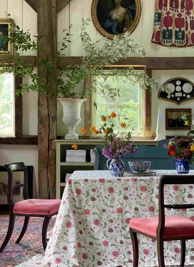 Cottage kitchen with vintage items