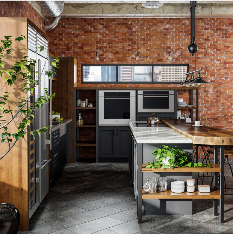 Industrial style kitchen