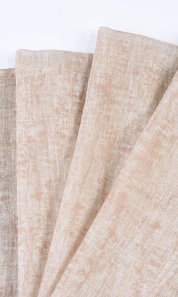 'Raffia' Fabric by the Yard (Salmon Pink/ Peach Orange) - Image 2