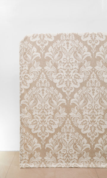 'Bayamo' Fabric Swatch (Beige/ White)