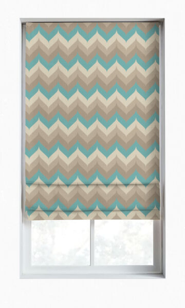 'Hampton Manor' Fabric Swatch (Cream/ Grey/ Blue) - Image 2