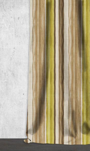 'Gladio' Fabric by the Yard (Yellow/ Brown/ Green) - Image 2