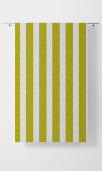 'Lemon Souffle' Fabric by the Yard (Apple Green/ White) - Image 4