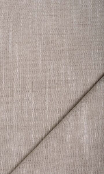 'Dancing Deer' Plain Linen Texture Window Curtains (Cedar Brown) - Image 3