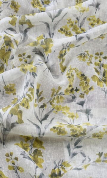 'Brazen Gold' Fabric by the Yard (Yellow/ Gray) - Image 6