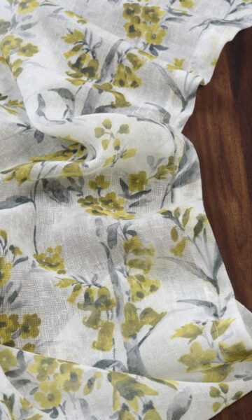 'Brazen Gold' Fabric by the Yard (Yellow/ Gray) - Image 5