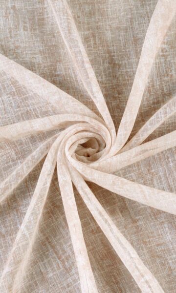 'Raffia' Fabric by the Yard (Salmon Pink/ Peach Orange) - Image 3