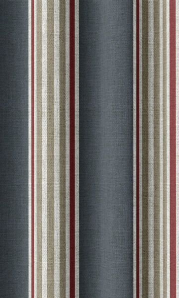 'Red Slate' Fabric by the Yard (Grey/ Red)