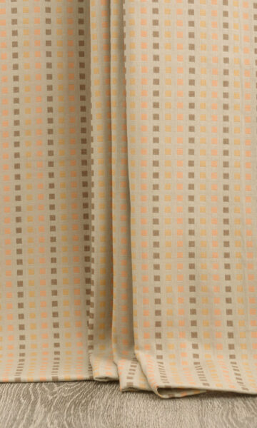 'Yamini Malawi' Fabric by the Yard (Beige/ Grey) - Image 3