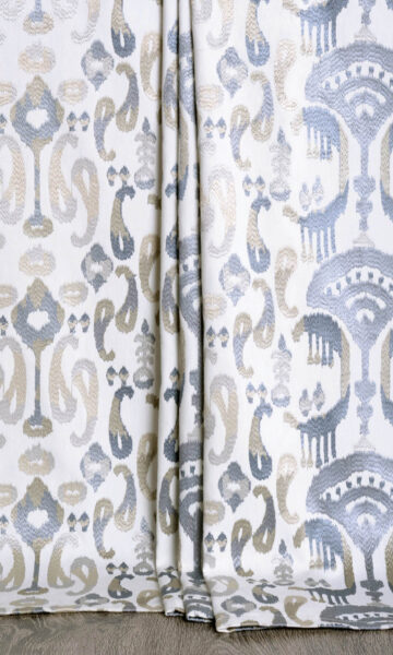 'Chiaro' Fabric Swatch (Gray/ Beige/ White) - Image 2